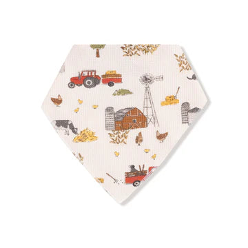 Hay Farmer Bandana Bib