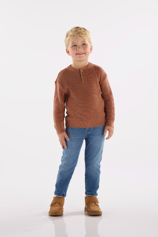 Brown Knitted Sweater