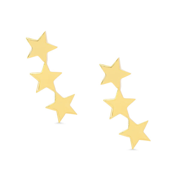 1879E Star Climber Stud Earrings