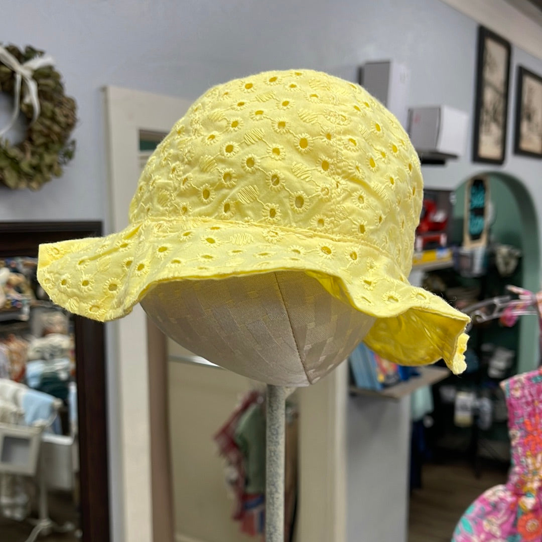 Voile Light Yellow Hat