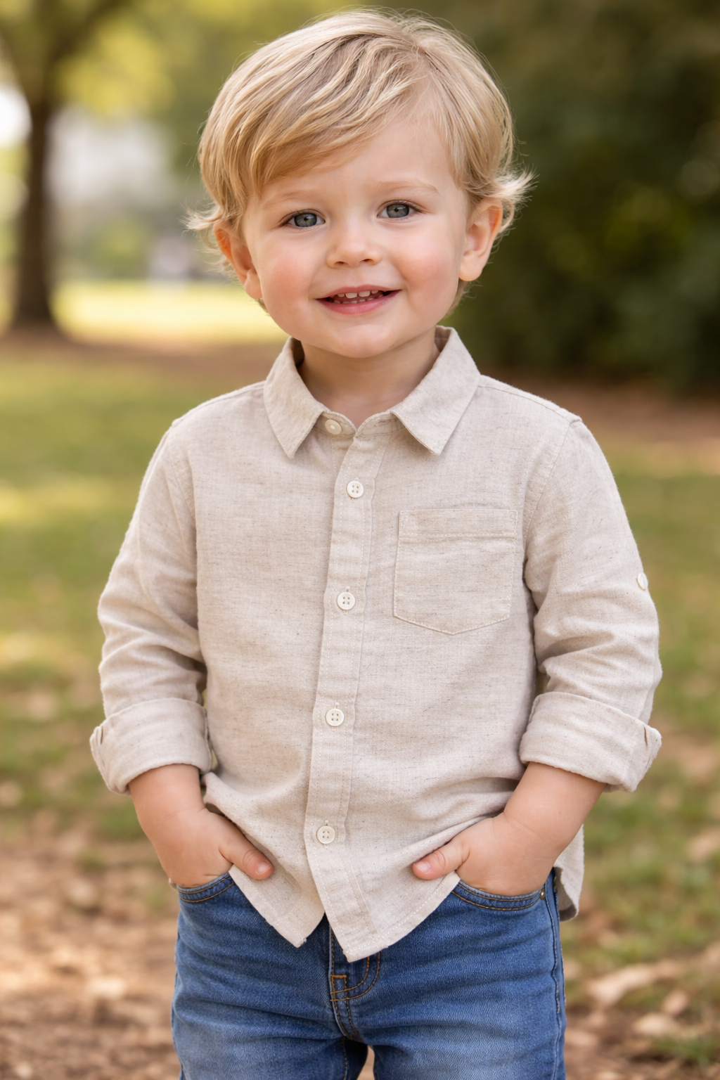 Oat Linen Shirt