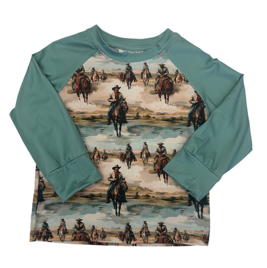 Sunrise Cowboy Long-Sleeved Tee
