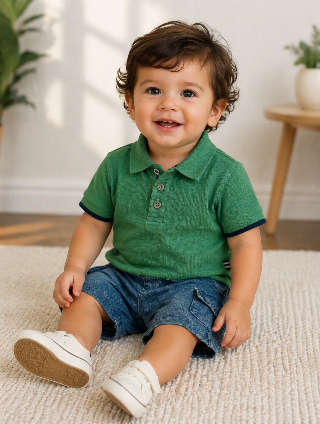 Polo Cargo Indigo Short Set