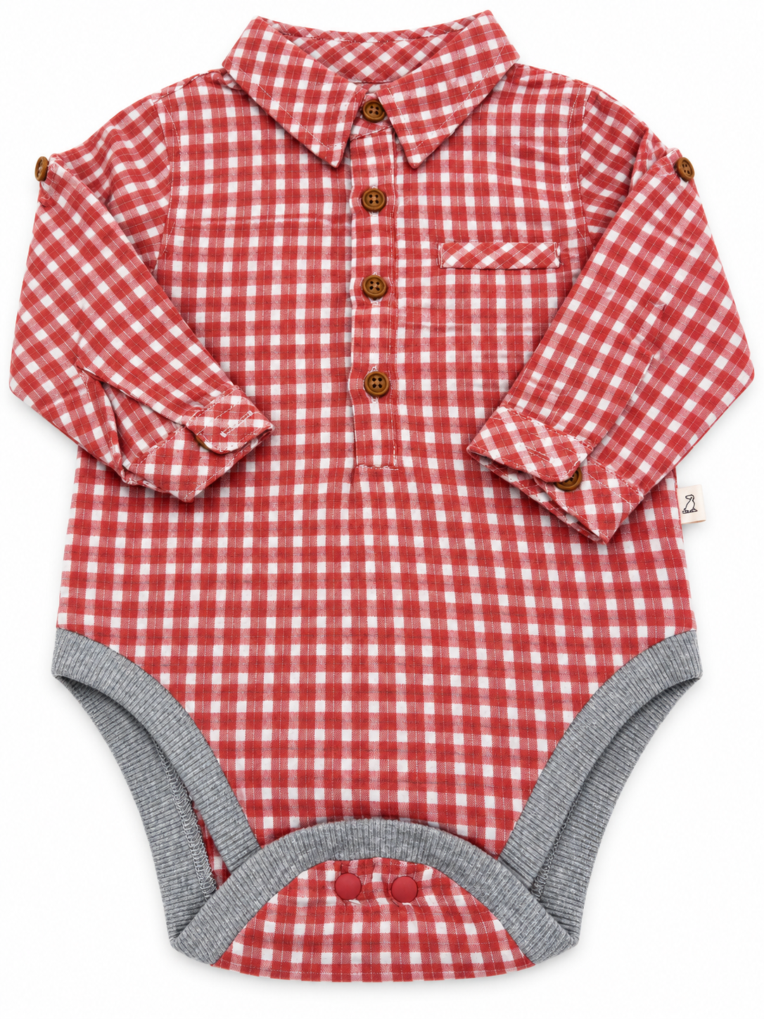 Seersucker Woven Plaid Red White