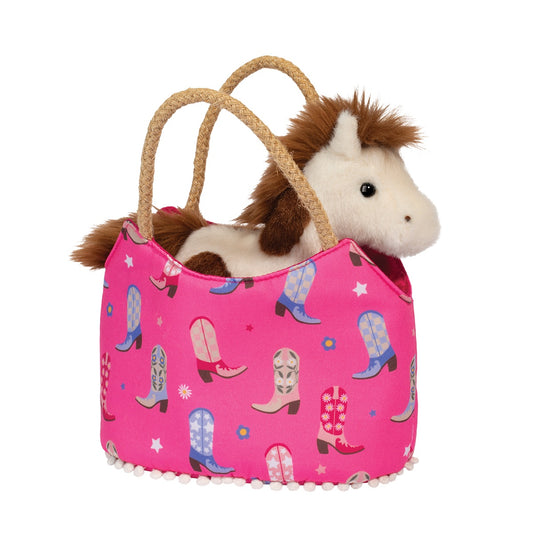 Cowgirl Boots Sak w/ Horse