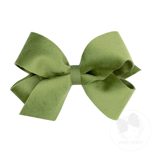 Moss Luxe Medium Velvet Bow