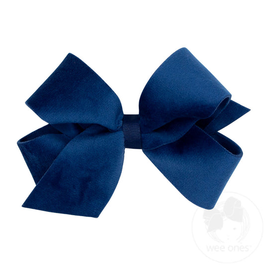 PeaCoat Luxe Medium Velvet Bow