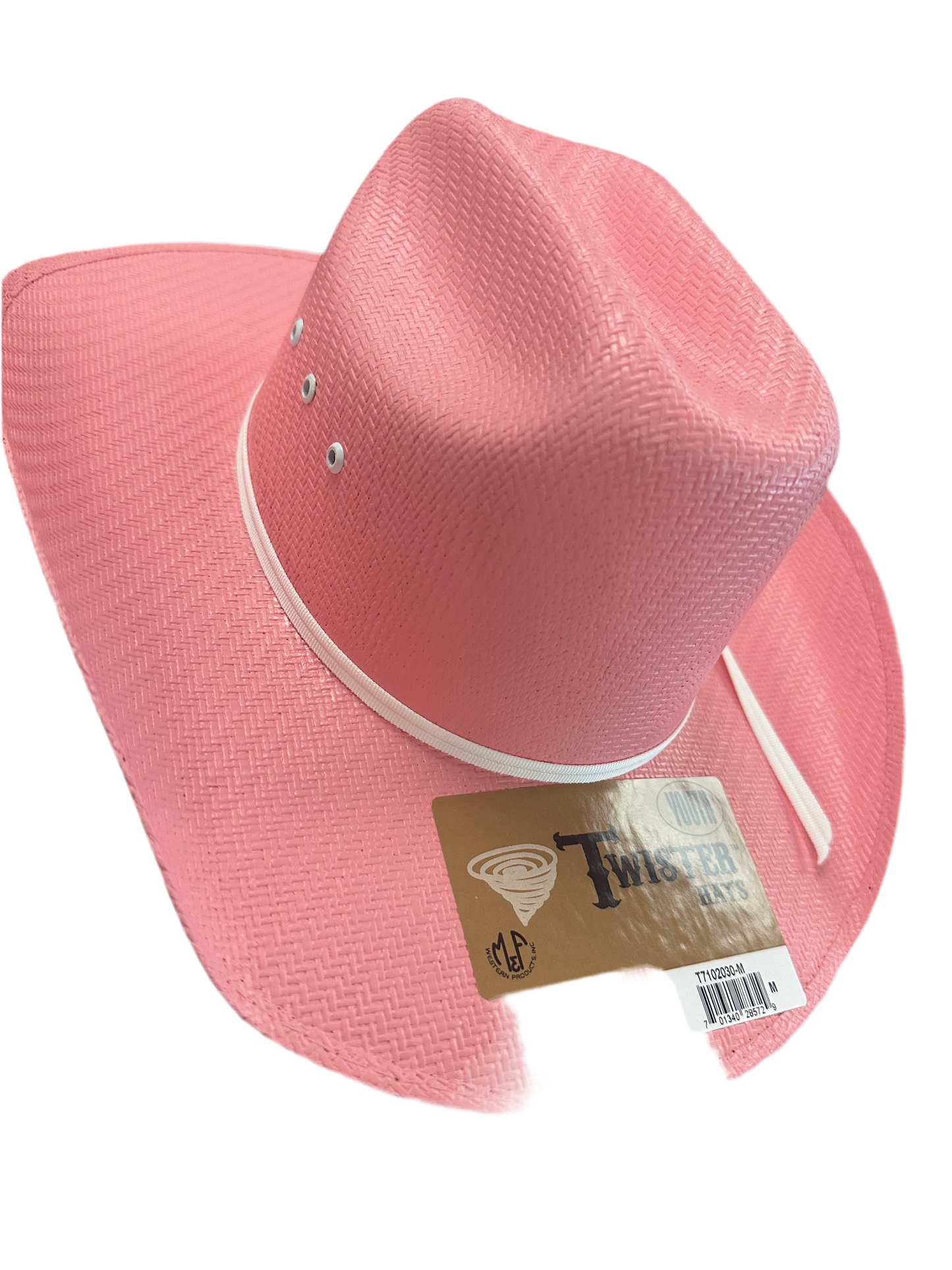 Pink Straw Hat