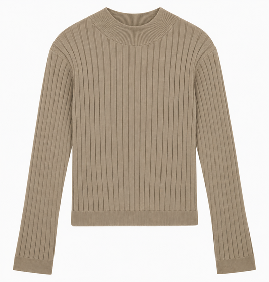 Root Knit Mockneck Sweater
