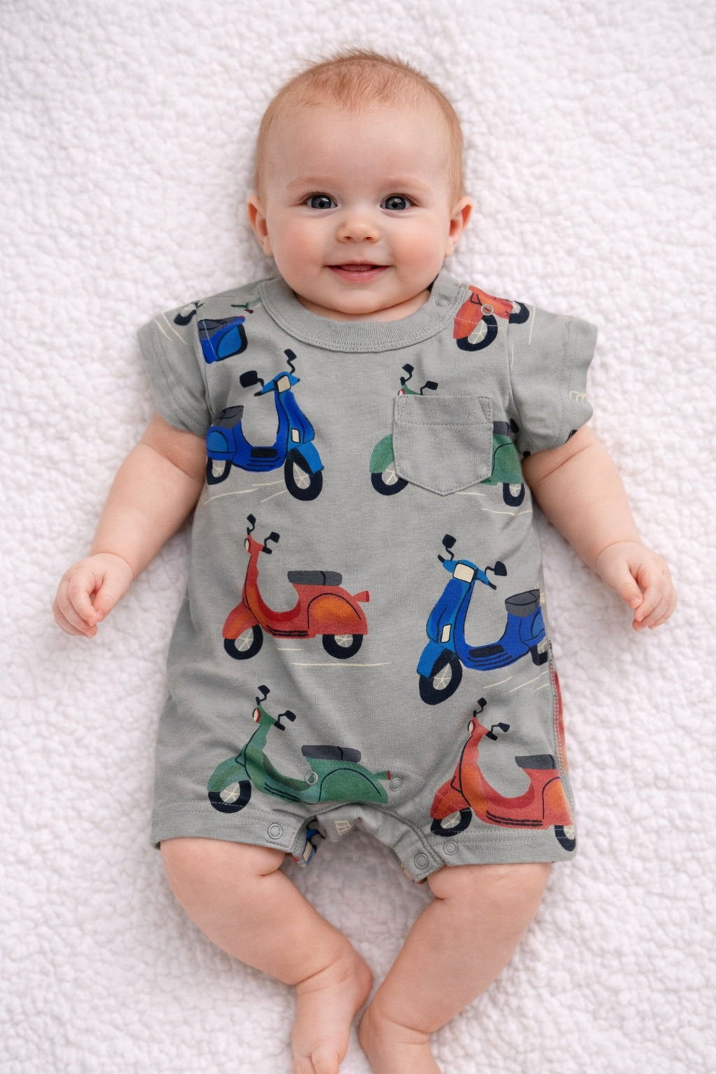 Baby Boy Vespa Romper