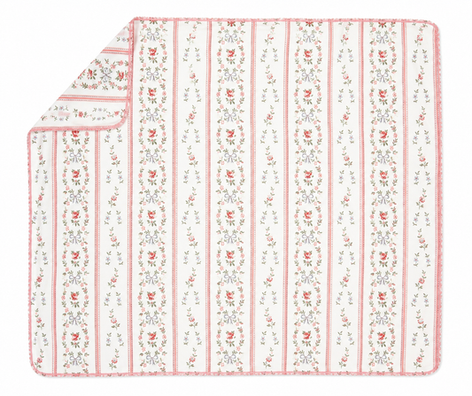 Marnie Rosebud Stripe Swaddle