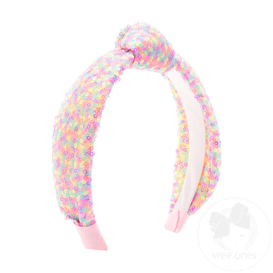 Confetti Sequin Knot Headband