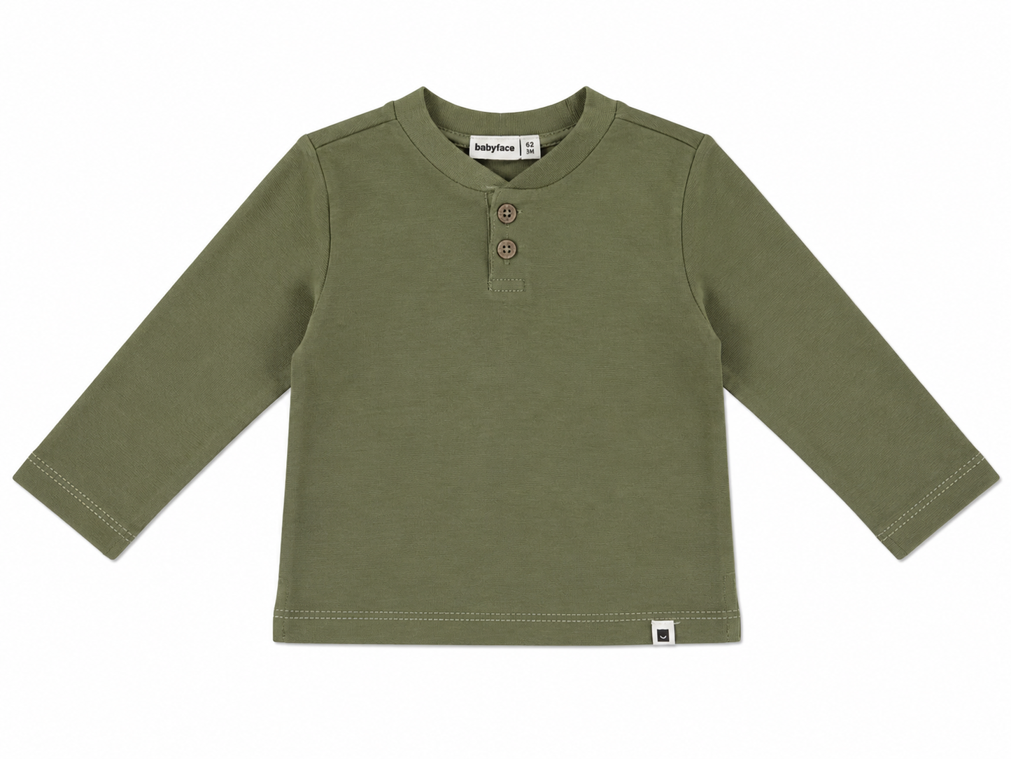 Army Green Long-sleeved Top