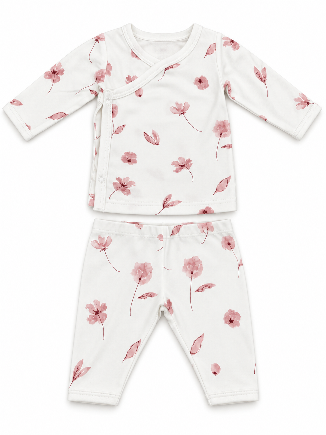 Cream Flowers 2Pc Set
