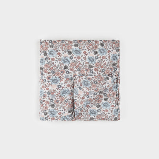 Vintage Flowers Muslin Swaddle