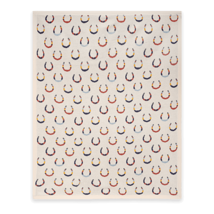 Horseshoe Organic Knit Blanket