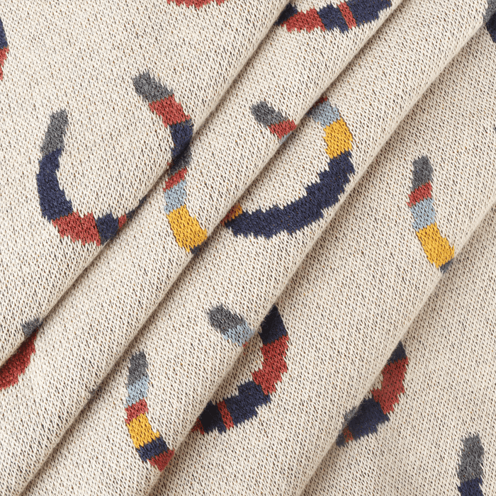 Horseshoe Organic Knit Blanket