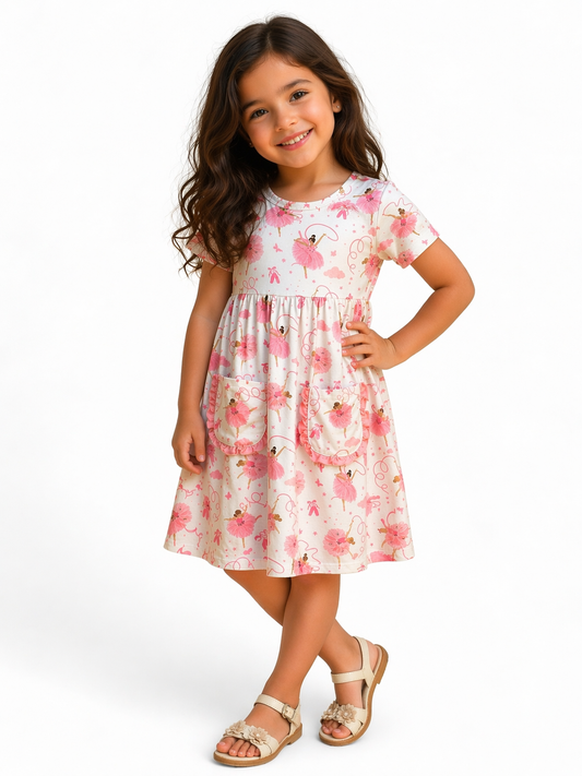 Ribbons Ballerinas Twirly Dress and Short