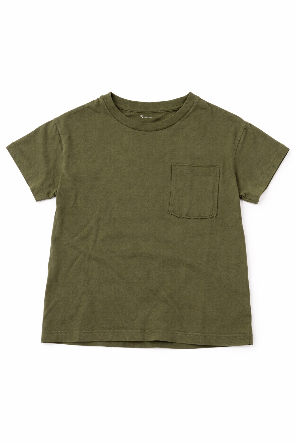 Olive Green Organic Cotton Boy T-shirt