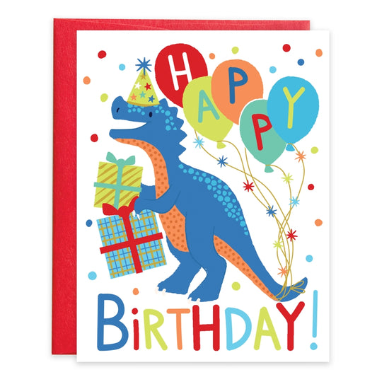 Bday Greeting Card Dinos
