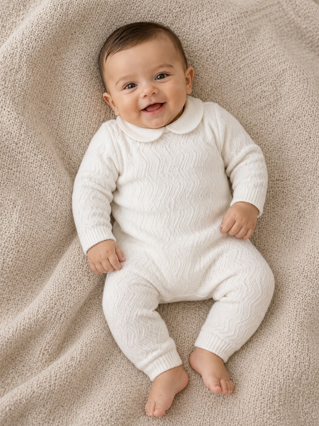 Milan Dove Peter Pan Jumpsuit