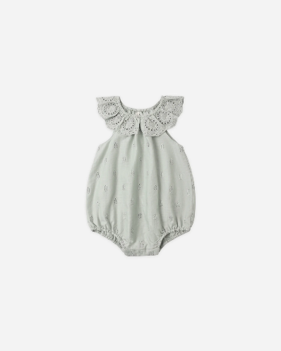 Myla Romper Seafoam