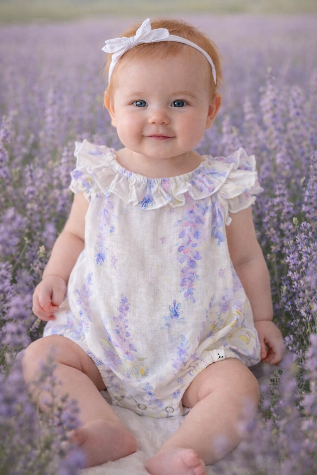 Watercolor Lilac Lolly Ruffle Bubble