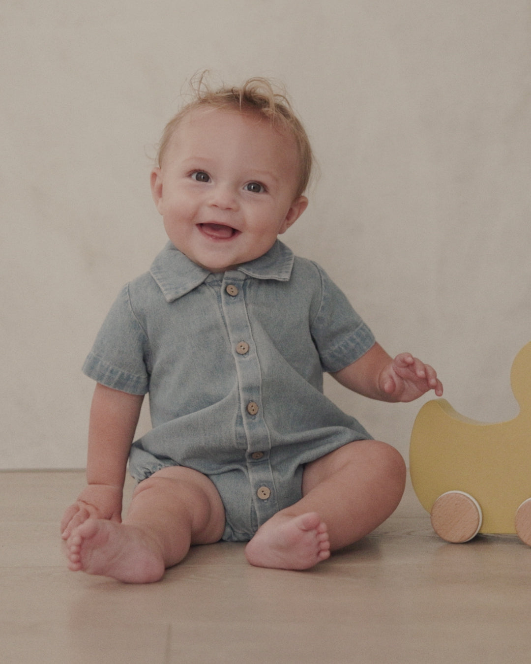 Matteo Chambray Romper