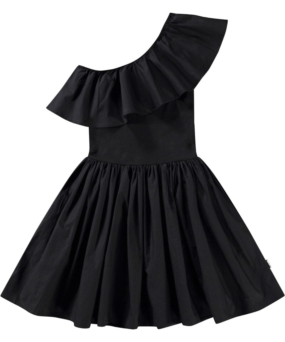 Choey Off the Shoulder Black Dress