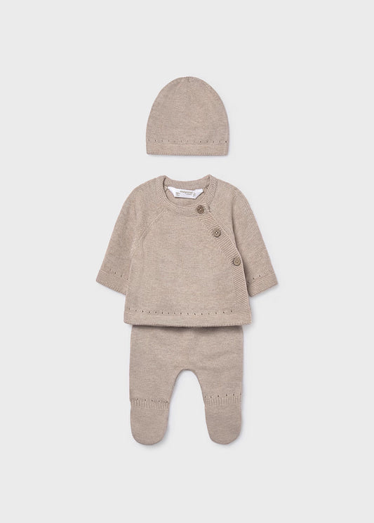 9981 Dune Heather 3pc Knit Set
