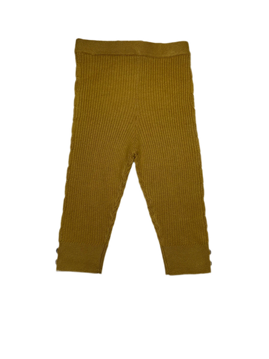 Honey Heather Baby Knit Leggings