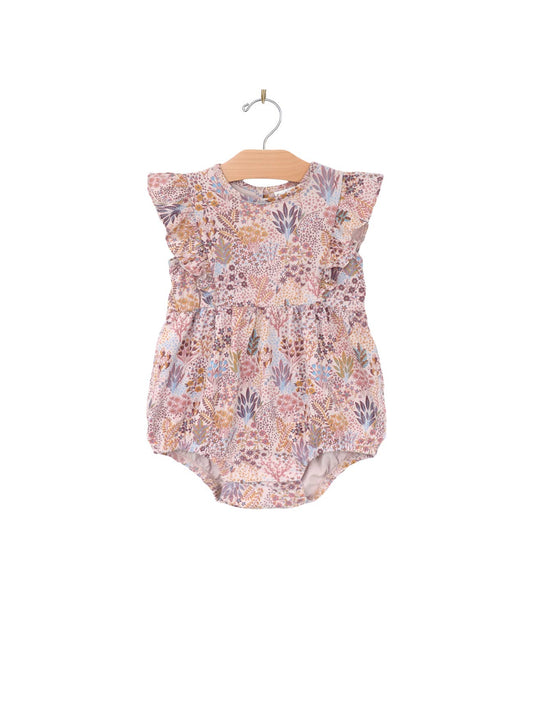 Spring Garden Lilac Romper