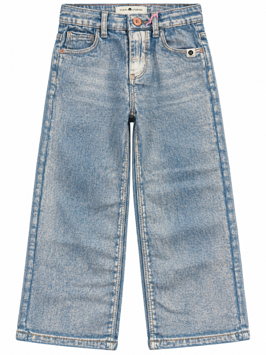 Rose Gold Wide Leg Denim