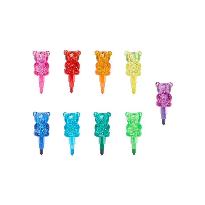 Bears Gummy Bear Stacking Crayons