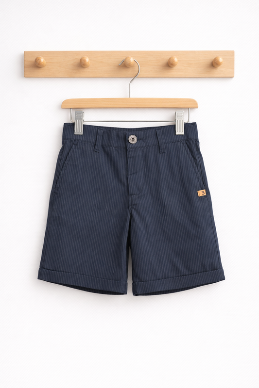 Woven Navy Boy Short