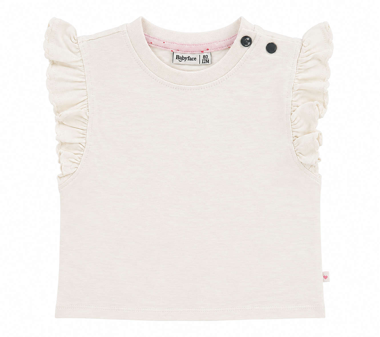 Cream Top w/Bubble Gum Pink Bow Short Set