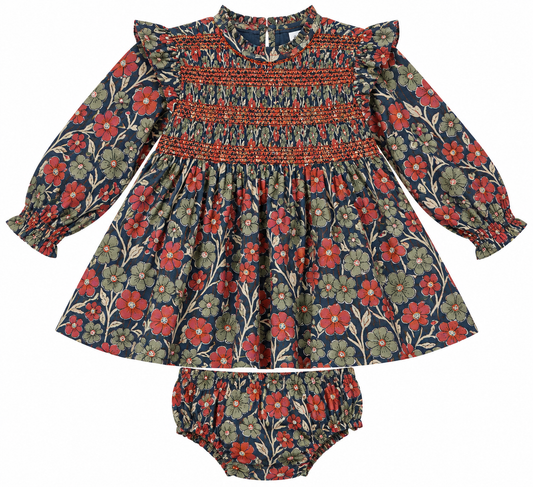 Woodblock Genevive Dress