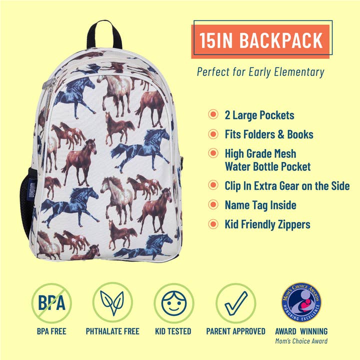 Horse Dreams 15 Inch Backpack