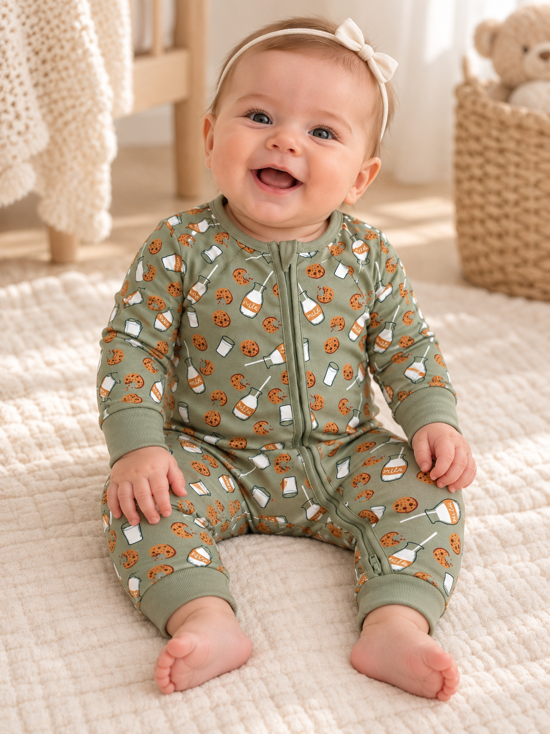 Cookies and Milk Romper