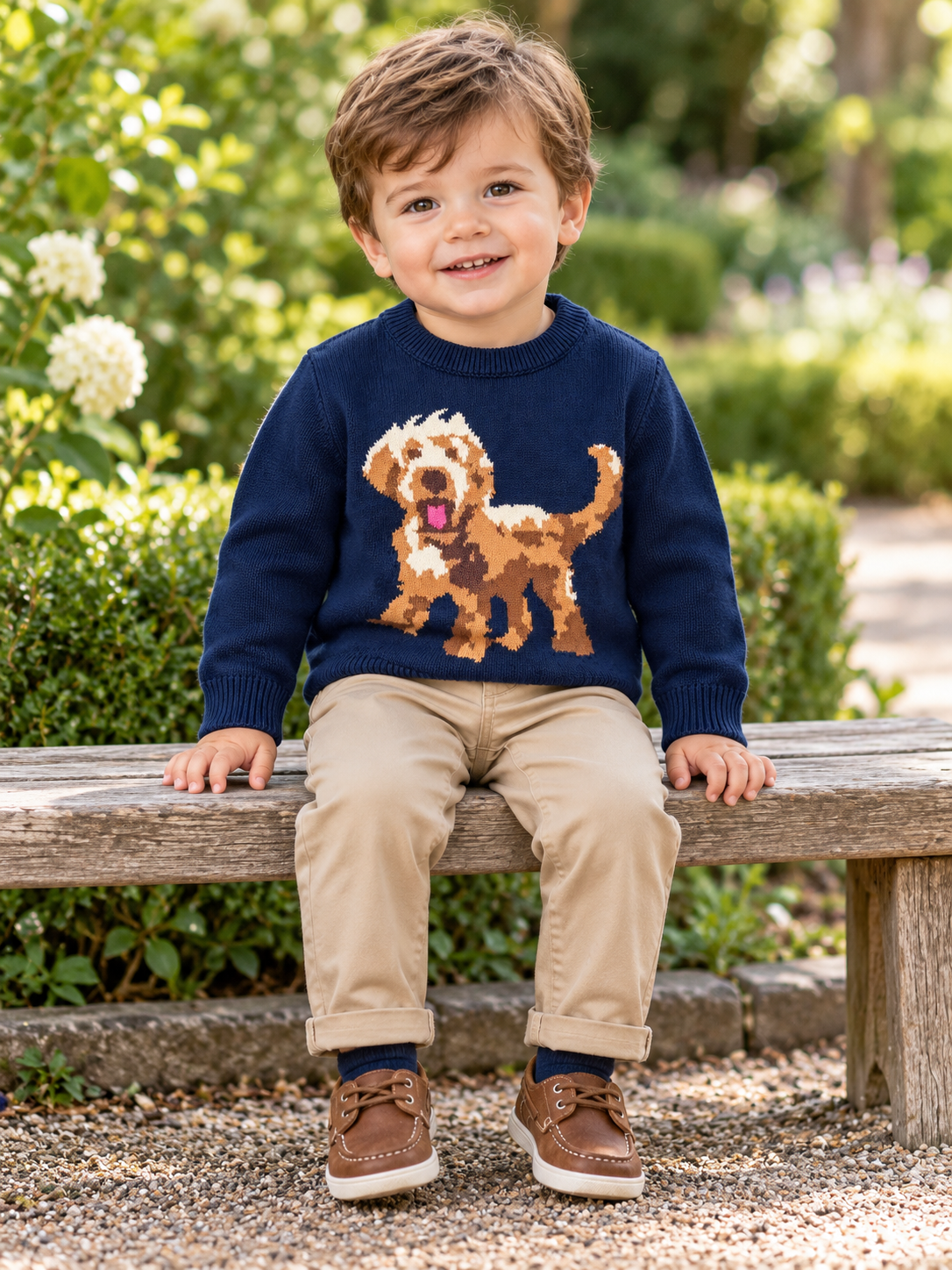 Vintage Puppy Sweater