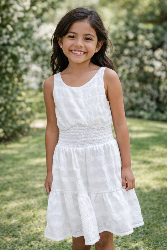 White Cotton Dress