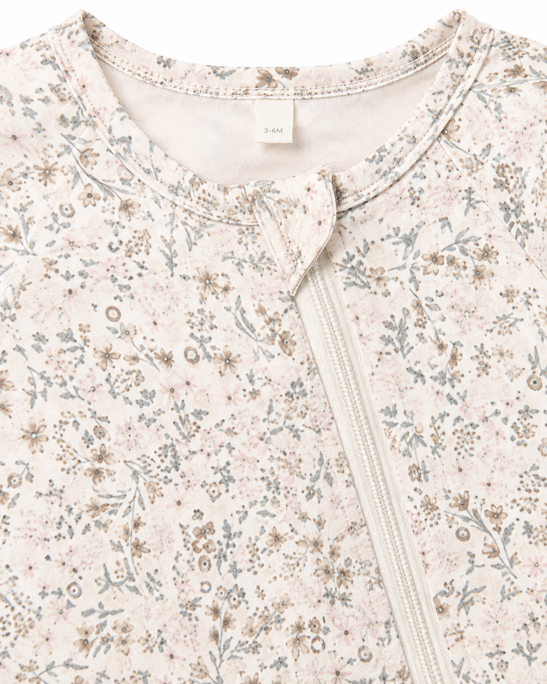 Bloom Bamboo Zip Footie