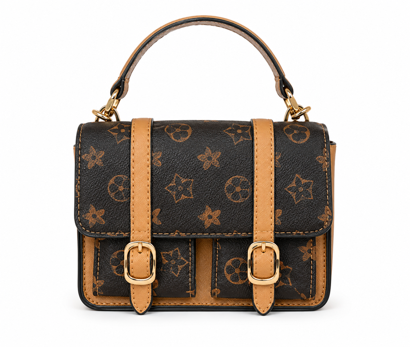 Brown Tan Stachel Purse
