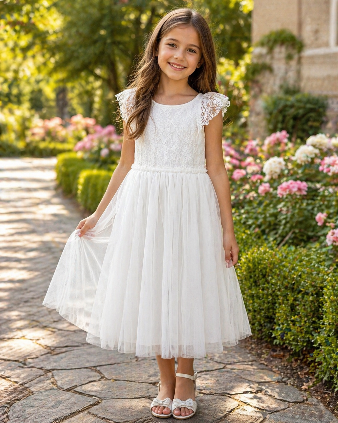 White Camilla Dress