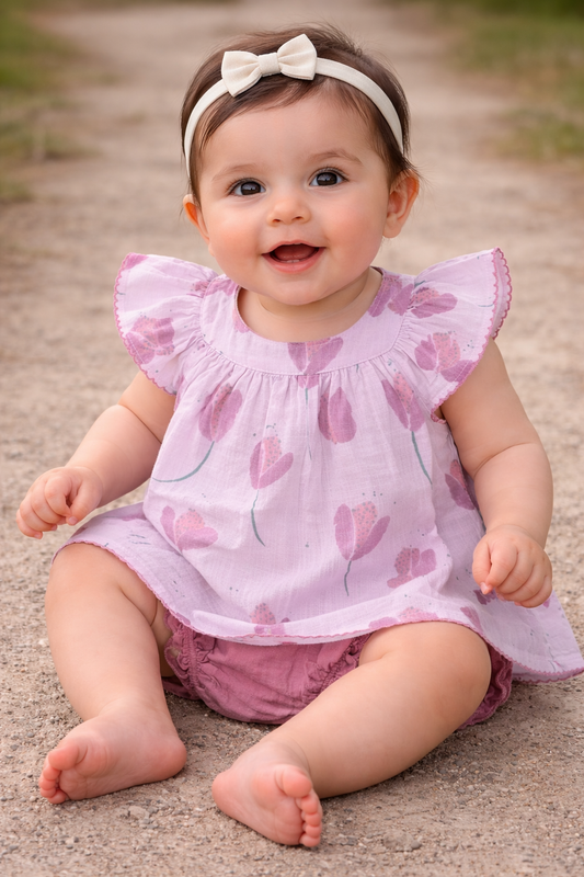Soft Pink Magenta Organic Set