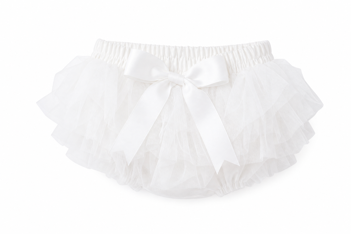 White Ruffle Tutu Bloomer