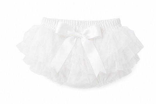 White Ruffle Tutu Bloomer