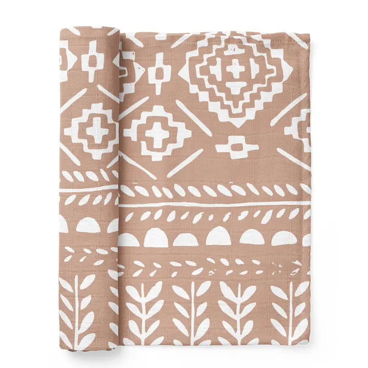 Maple Surgar Tapestry Swaddle