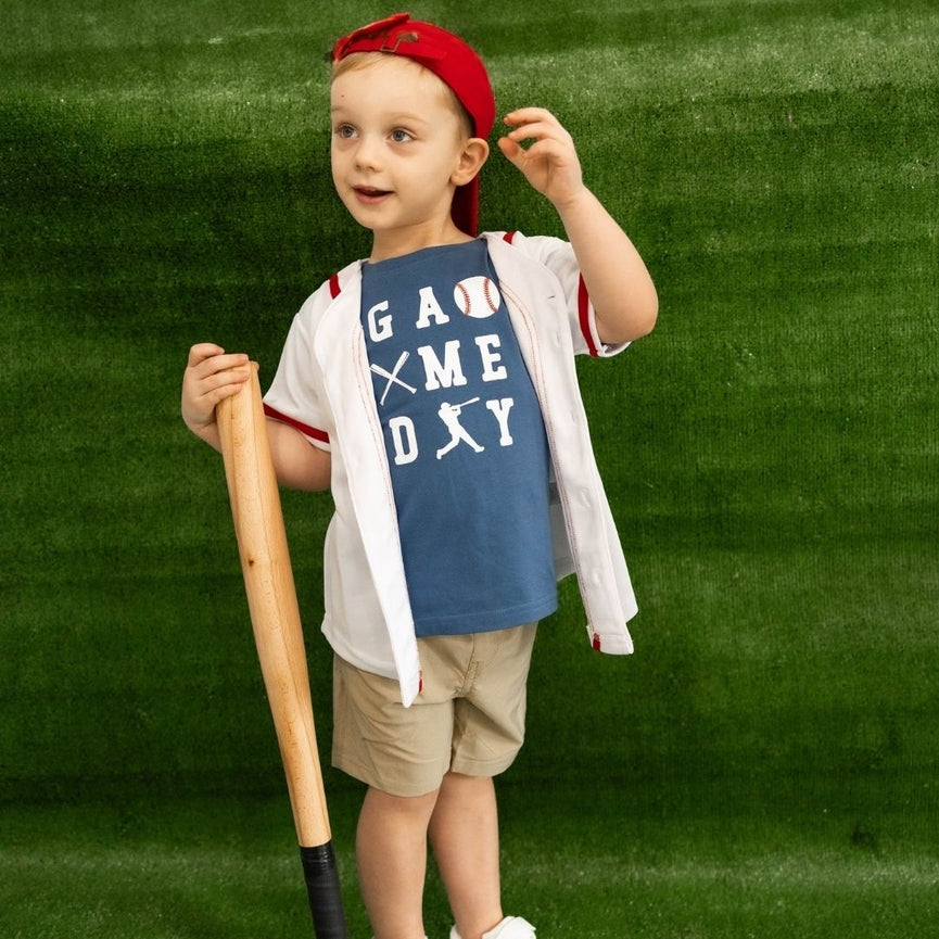 Baseball Game Day Short Sleeve T-Shirt