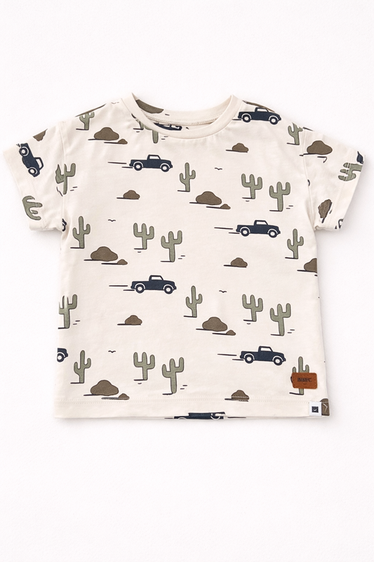 Desert Catus and Truck Tee